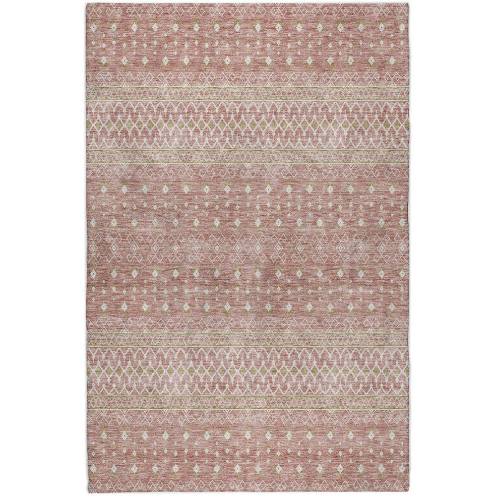 Dream Shag Premium Machine Washable Abstract ADS709 Blush 10 ft. x 14 ft. Area Rug price history on PriceWatchPro