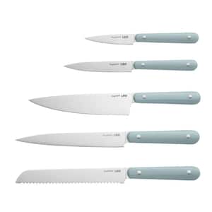 Slate Stainless Steel 5-Piece Complete Knife Set