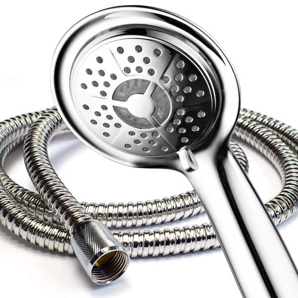 PowerSpa 4-Setting Deluxe Hand Shower, Chrome 