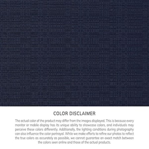 Torrey Teak Wood Outdoor Rocking Chair with Navy Cushion