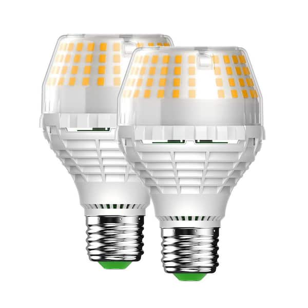 200-Watt Equivalent 3000K Warm White A19 3000L Non-Dimmable LED light Bulb (2-Pack)