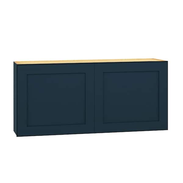 QuickShip Cottage 39 in. W x 24 in. D x 18 in. H Assembled Plywood Shaker Wall Kitchen Cabinet in Bermuda