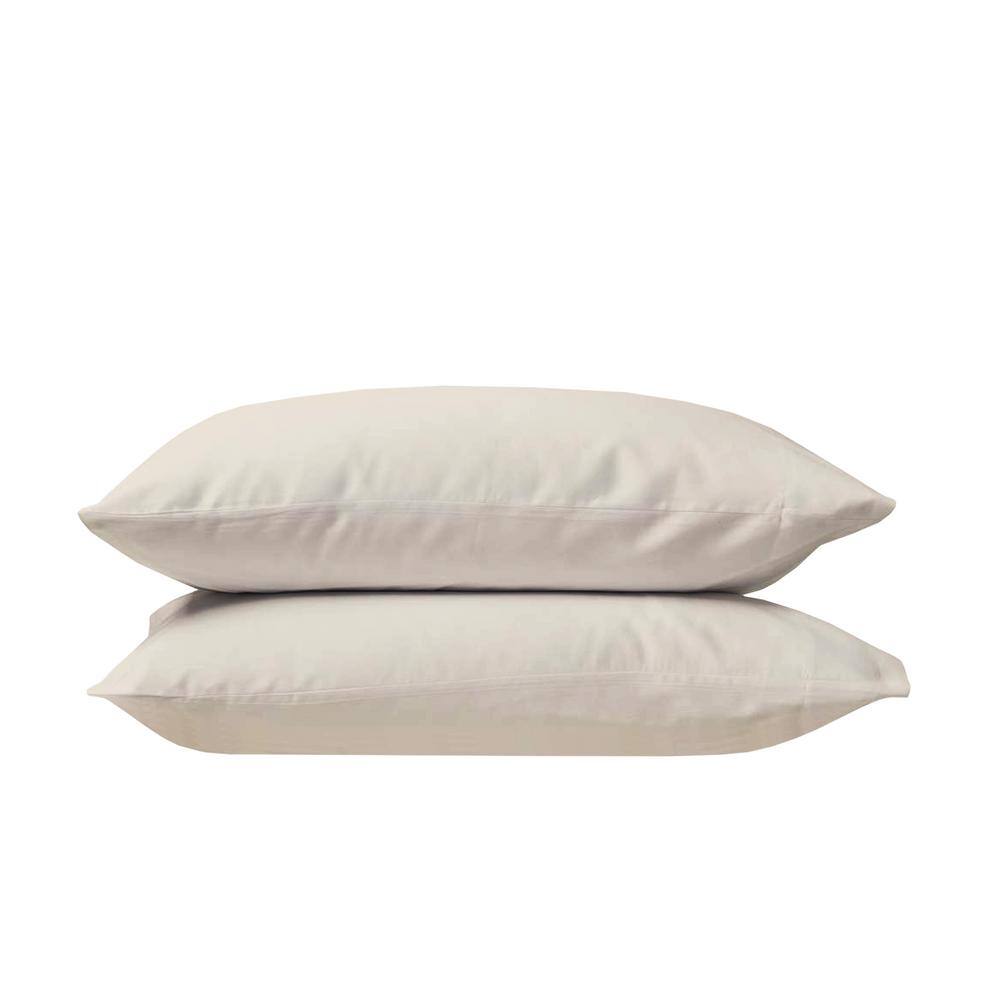 Fog Solid 100% Eucalyptus Lyocell Tencel, King, Pack of 2 Smooth and Breathable, Super Soft Pillowcases price history on PriceWatchPro