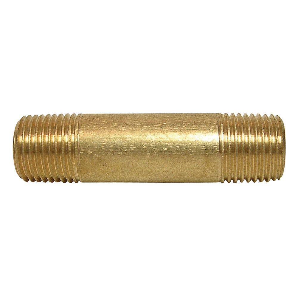 1/8 in. x 2 in. MIP Brass Nipple Fitting price history on PriceWatchPro