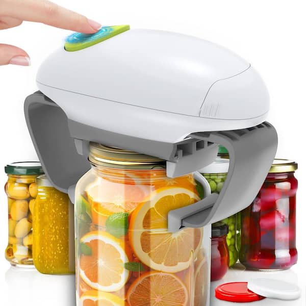 High Torque Electric Jar Opener, Fits Most Sizes, Ideal for Arthritic Hands and Seniors, Auto-Off Function