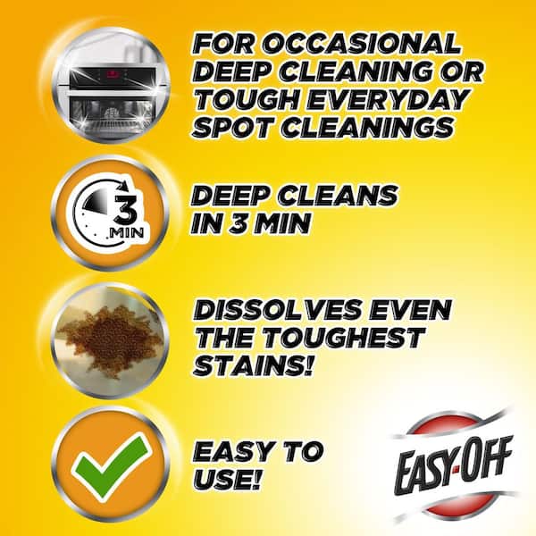 Easy Off Professional Fume Free Max Oven Cleaner, Lemon 24 Ounce (Pack of 1)