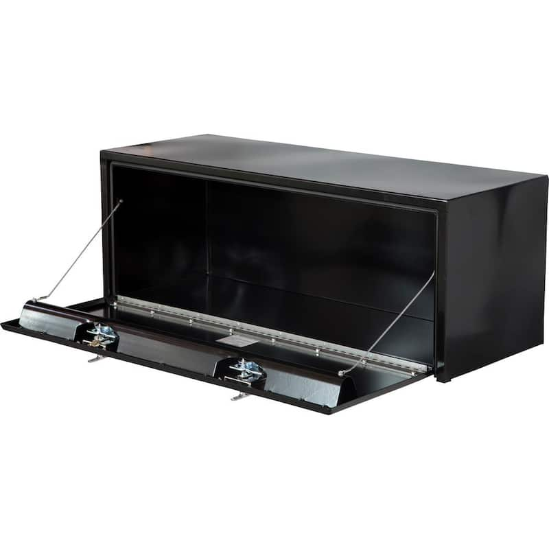 24 in. x 24 in. x 60 in. Gloss Black Steel Underbody Truck Tool Box