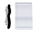 1/4 in. x 3-1/2 in. x 2-3/4 in. Primed Polyurethane Grecian Leaves Crown Connector Moulding