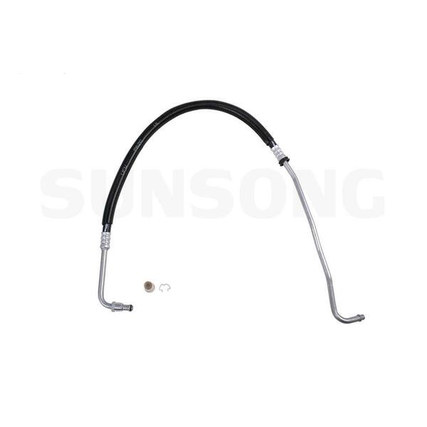 Sunsong 5801083 Engine Oil Cooler Hose Assembly Chevy, GMC 