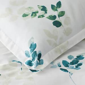 Legends Hotel Deco Leaf Sateen Pillowcase (Set of 2)