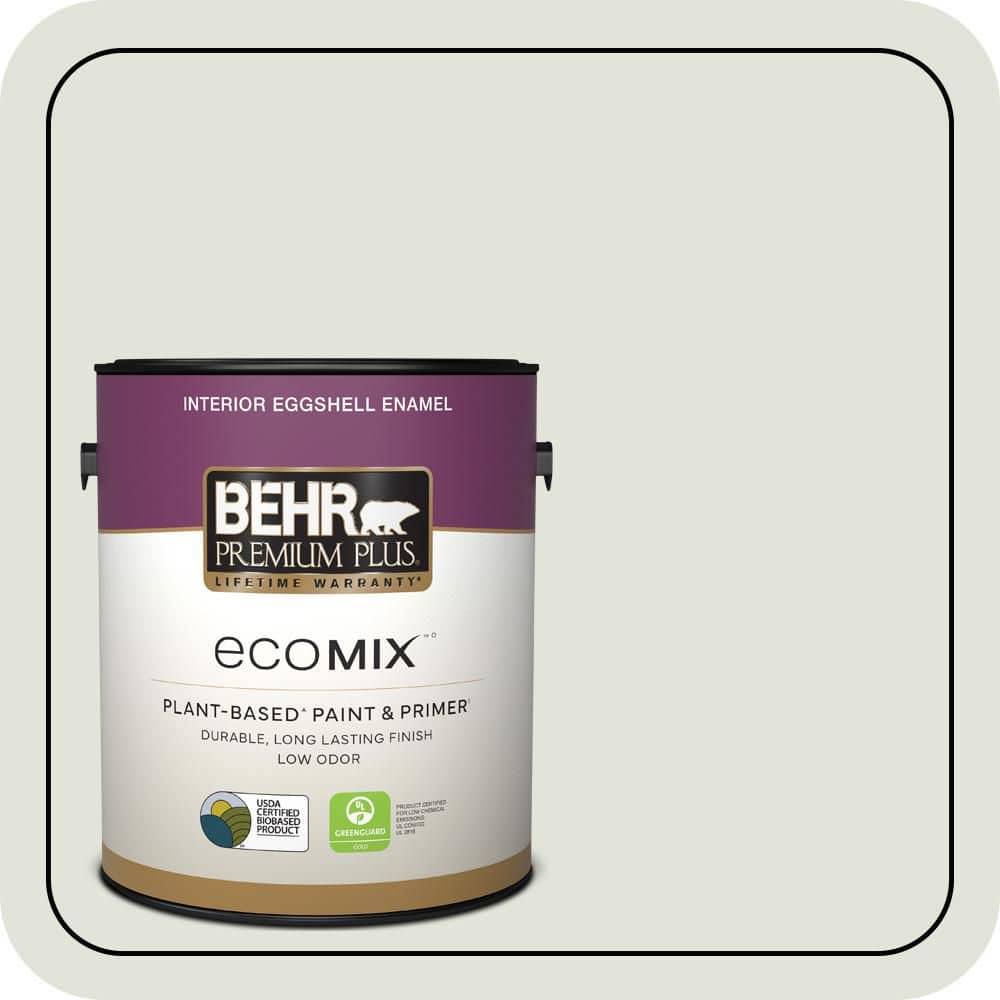 1 gal. #PPL-75 Wisdom Eggshell Enamel EcoMix Plant-Based Interior Paint & Primer price history on PriceWatchPro