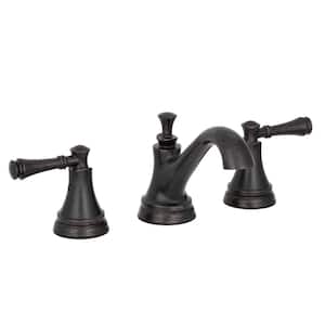 Silverton 8 in. Widespread 2-Handle Bathroom Faucet in SpotShield Venetian Bronze