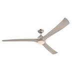 Techno II 72 in. LED Titanium DC Motor Ceiling Fan
