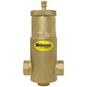 3/4 in. Forged Brass FIP Air Separator with Removable Vent Head and Coalescing Medium