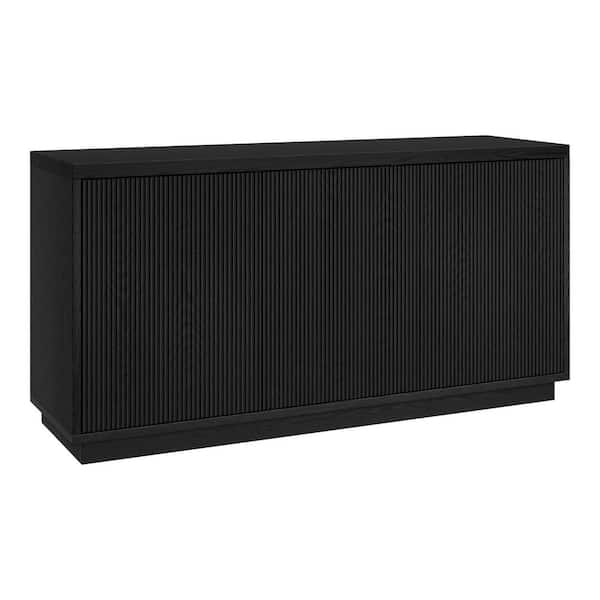 Meyer&Cross Kelsey 47.5 in. Black Grain TV Stand Fits TV's up to