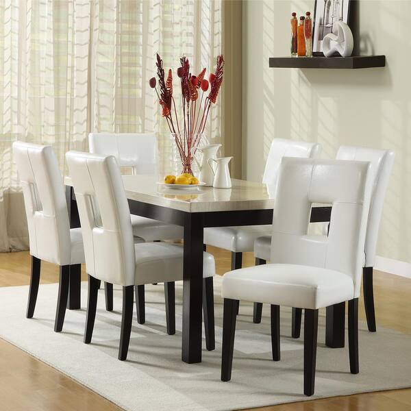 HomeSullivan Sorrento 7-Piece Black Dining Set