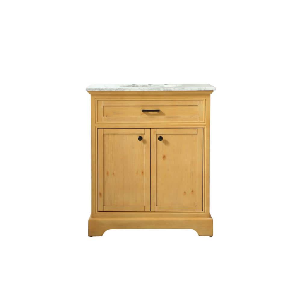 Timeless Home 30 in. W x 21.5 in. D x 35 in. H Single Bathroom Vanity in Na