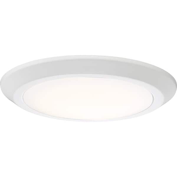 Quoizel Verge 12 in. White Lustre LED Flush Mount