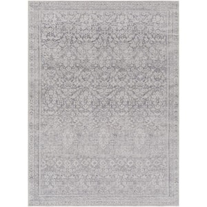 Collins Avenue Gray Traditional 8 ft. x 10 ft. Indoor Area Rug