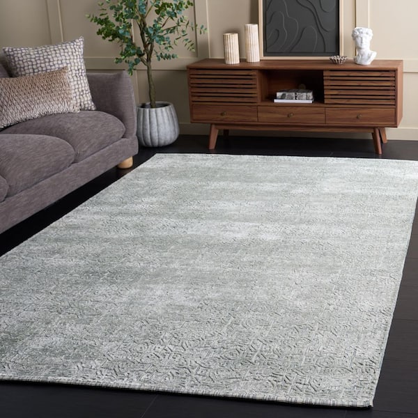 Mirage 6 ft. x 9 ft. Sea/Blue Persian Area Rug