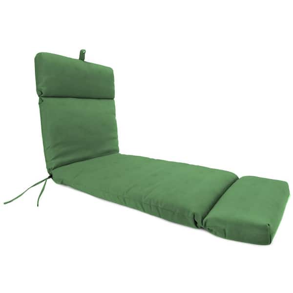Jordan Manufacturing 75.5 in. L x 22 in. W x 4.75 in. T Rectangular Outdoor Chaise Lounge Cushion in Canvas Cucumber