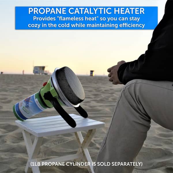 Flame King Portable 3,000 BTU Propane Gas Catalytic Heater with