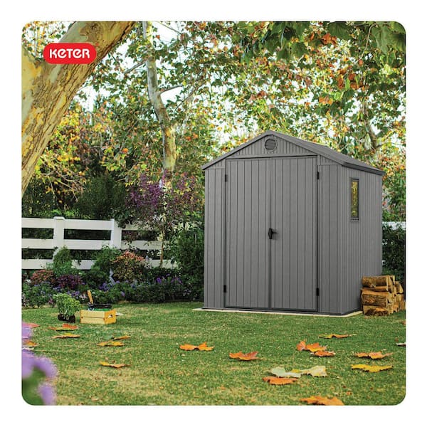 Keter Darwin 6 ft. W x 6 ft. D Outdoor Durable Resin Plastic