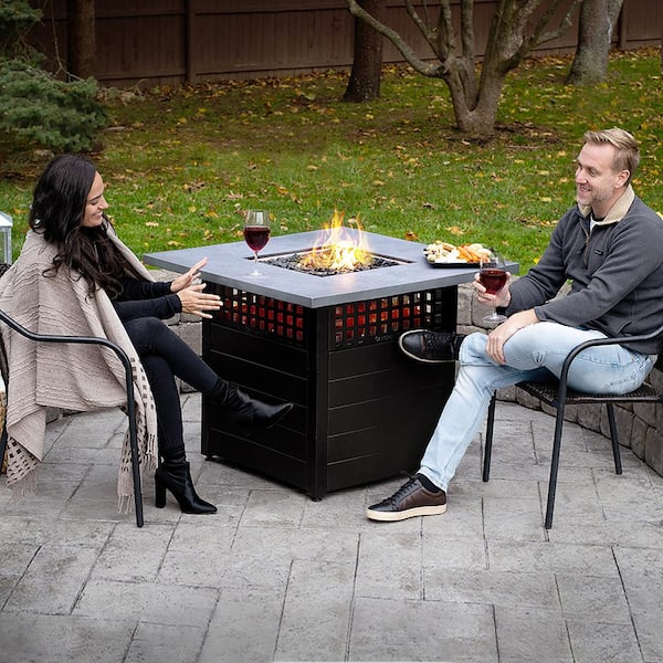 propane fire pit with heater