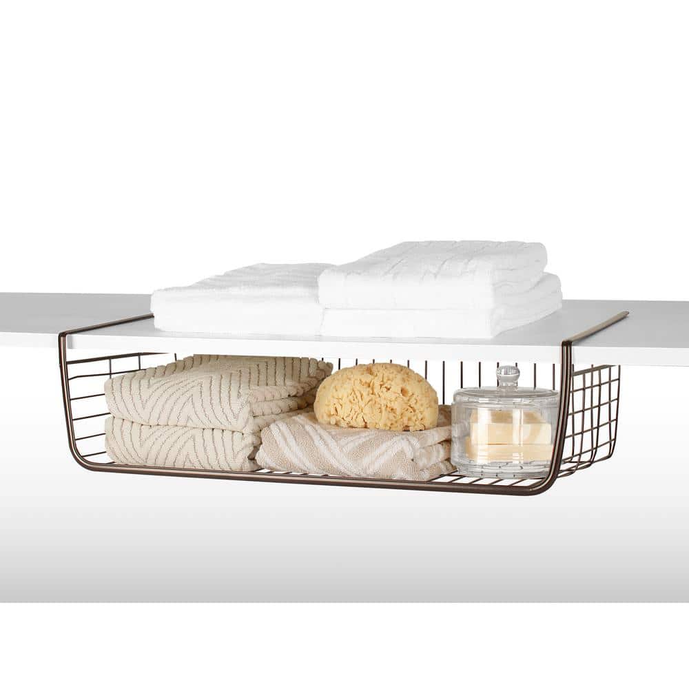 Bronze Over Door Large Steel Storage Basket
