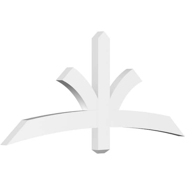 Ekena Millwork Davenport 60 in. W x 25 in. H x 2 in. D Signature Polyurethane Bracket