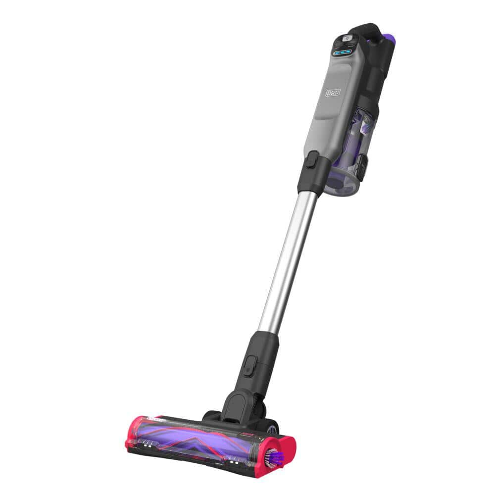 BLACK+DECKER SUMMITSERIES Bagless, Cordless Washable Filter Pet Stick Vacuum in Purple