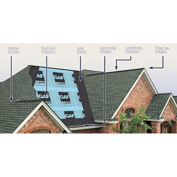 GAF Slateline 33.33-sq ft English Gray Architectural Roof Shingles GAF Slateline 33.33-sq ft English Gray Architectural Roof Shingles