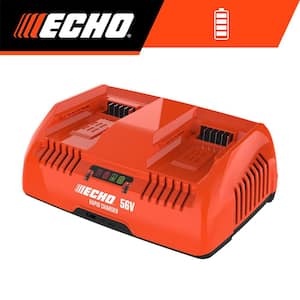 56V Dual Port Rapid Fast Charger with On-Board LED Diagnostics and 6 ft. Power Cord with 1 USB-A Port and 1 USB-C Port