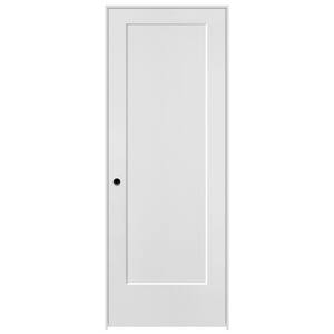 36 in. x 80 in. Lincoln Park 1-Panel Right-Handed Hollow-Core Primed Composite Single Prehung Interior Door
