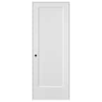 36 in. x 80 in. 1 Panel Lincoln Park Left-Handed Solid Core Primed Composite Single Prehung Interior Door