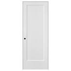 36 in. x 80 in. 1 Panel Lincoln Park Right-Handed Solid Core Primed Composite Single Prehung Interior Door