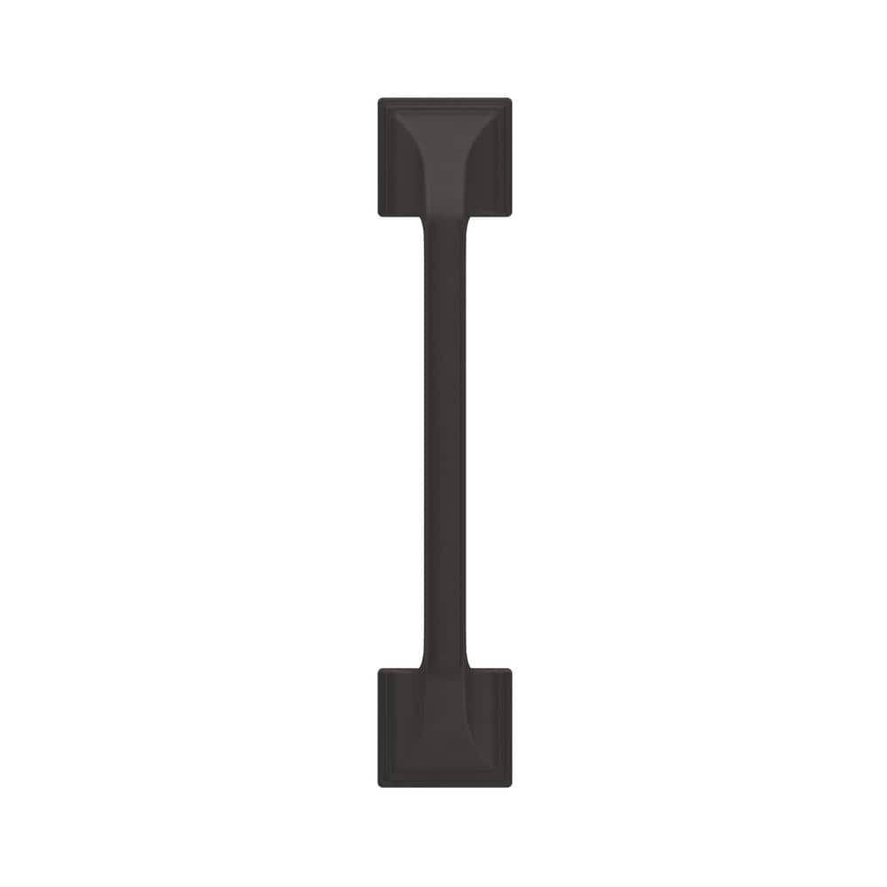 Matte Black Metal Cabinet Drawer Pull with Mounting Hardware