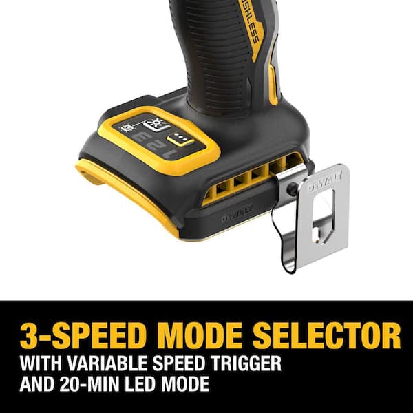 DEWALT 20V MAX XR Cordless Impact Driver (Tool Only) DCF860B
