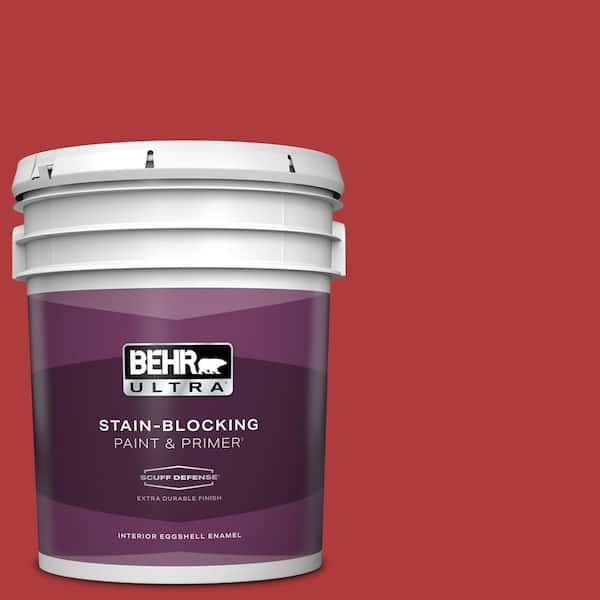 BEHR ULTRA 5 gal. Home Decorators Collection #HDC-WR14-10 Winter Poinsettia Extra Durable Eggshell Enamel Interior Paint & Primer