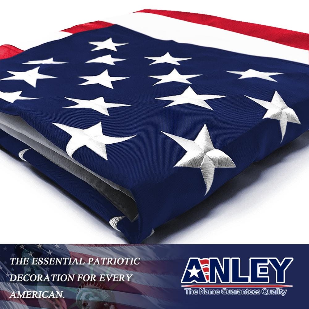 6x10 Ft Heavy Duty Nylon American Flag with Brass Grommets