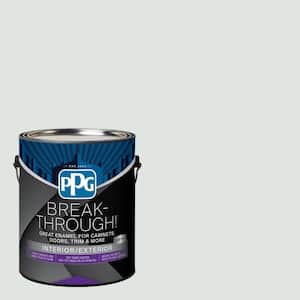 1 gal. PPG1012-1 Icy Bay Semi-Gloss Door, Trim & Cabinet Paint