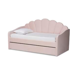 Timila Pink Twin Daybed with Trundle