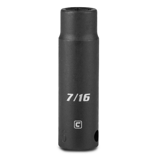 Capri Tools 3/8 in. Drive 7/16 in. 6-Point SAE Deep Impact Socket