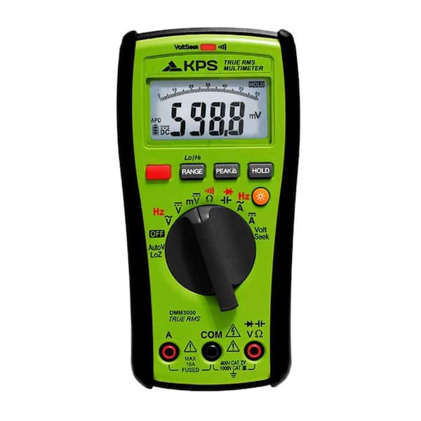 DMM3000 TRMS Multimeter-1000V with NCV, Low-Pass Filter & Temp Probe : Excellent for Field Technicians