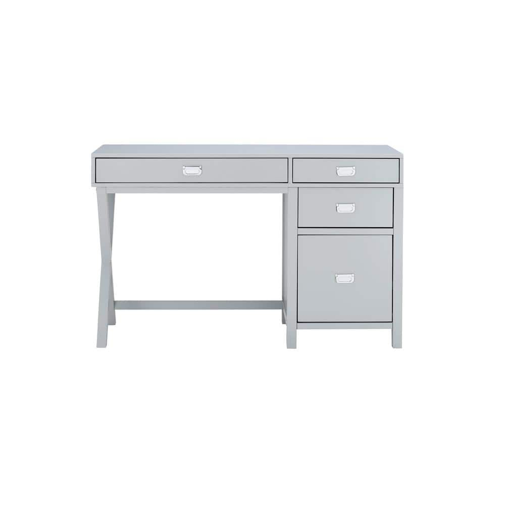 Prepac Sonoma 56 in. Rectangular White Computer Desk with Adjustable Shelf  WEHR-0801-1 - The Home Depot