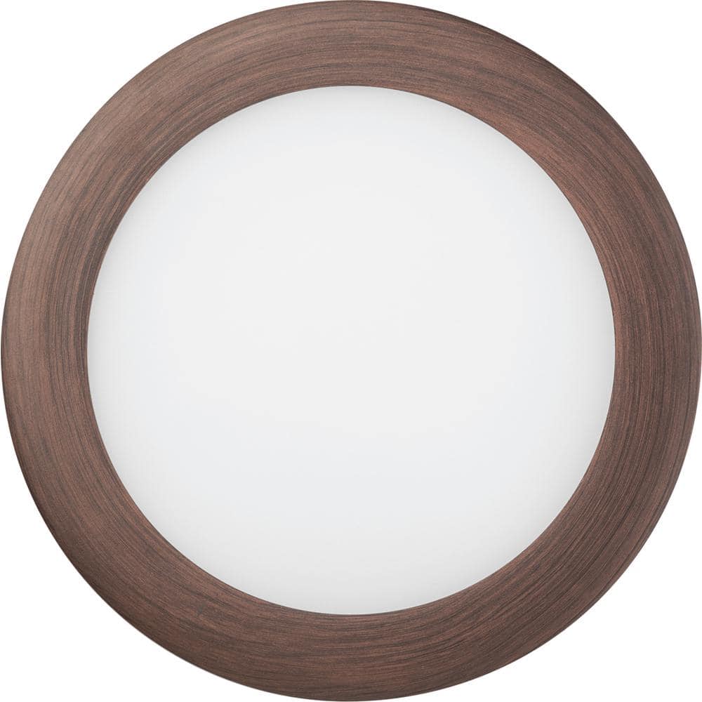 7" White Oil Rubbed Bronze LED Globe Light