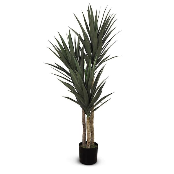 Unbranded Botanical 4.9 ft. Artificial Yucca in Pot