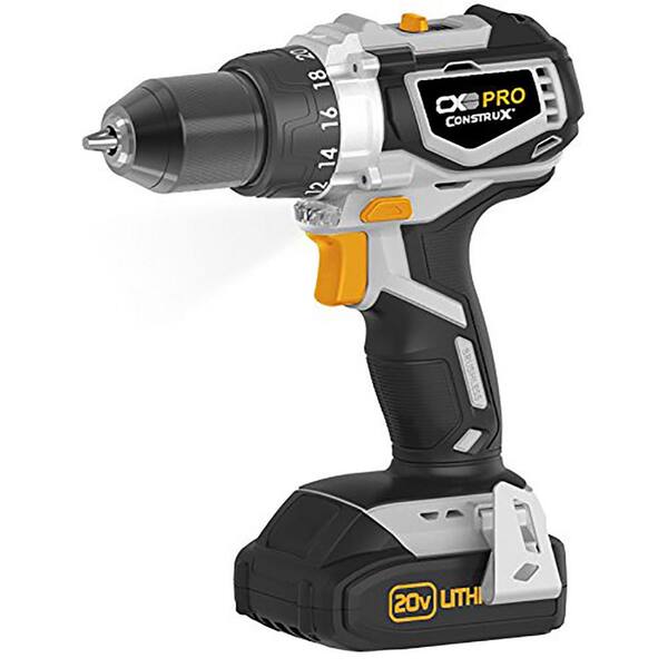 20 Volt Lithium Ion Brushless Cordless 1 2 In Drill Driver Cxp20vd The Home Depot
