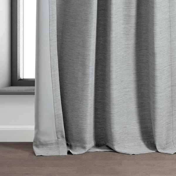 HYBD Linen Blackout Curtains 96 Inches Long 100% Blackout Thermal