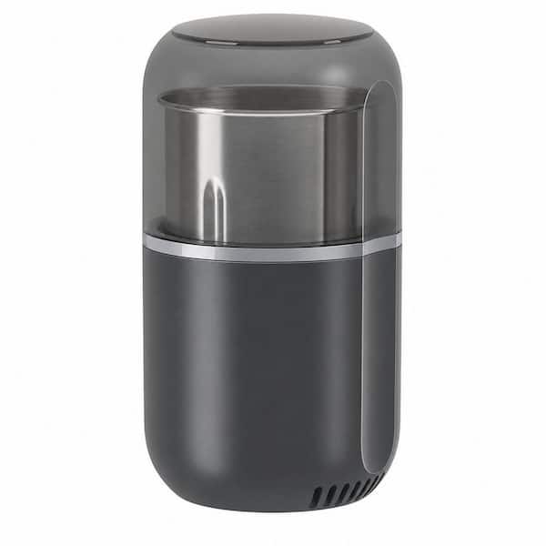Electric Herb Grinder with Large Capacity and High Rotating Speed for Spices and Herbs, Gray